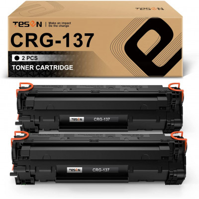 TESEN Compatible Canon 137 CRG137 (9435B001) Toner Cartridge Replacement 2 Packs